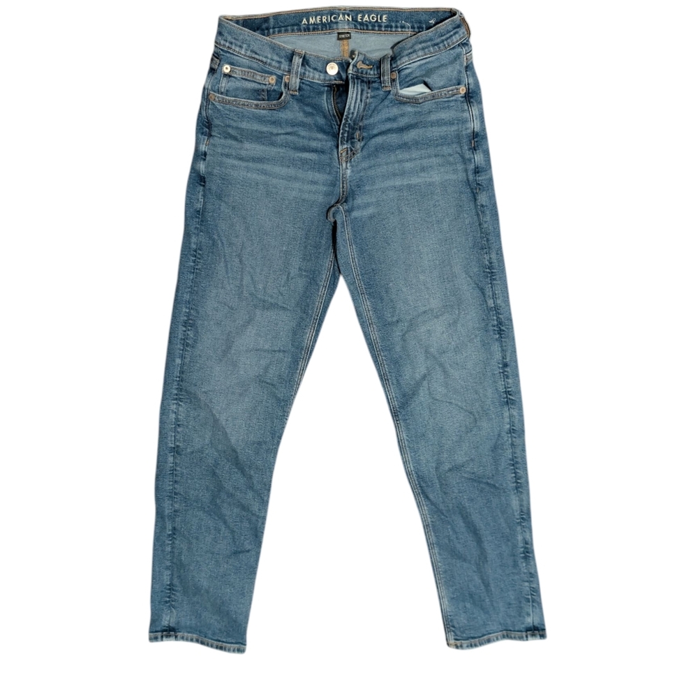 American Eagle Outfitters Women's Blue 90s Straight Leg Jeans